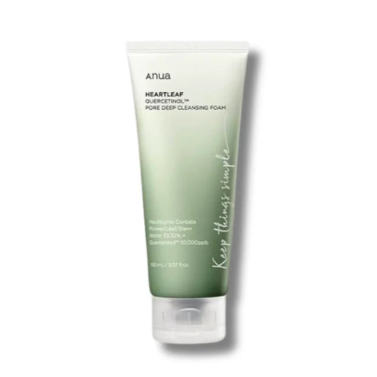 Anua heartleaf quercetinol pore deep cleansing foam